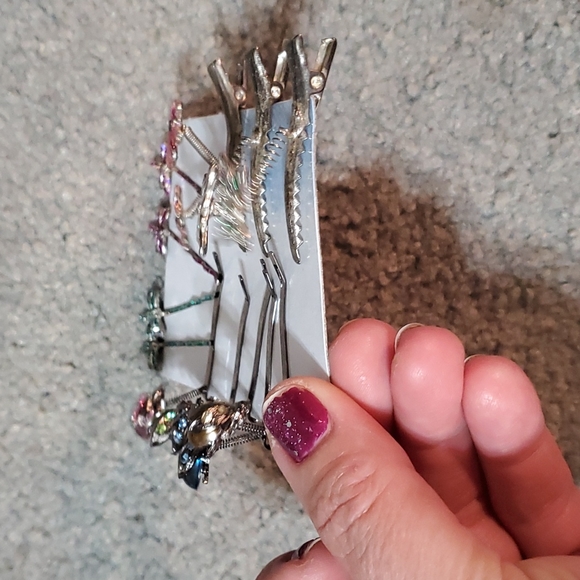 90s lady bug butter fly springy hair clips and dragonfly Bobby pins. - Picture 6 of 7